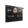 Plaque funéraire granit-labrador-bleu 25 Plaquedeces.fr